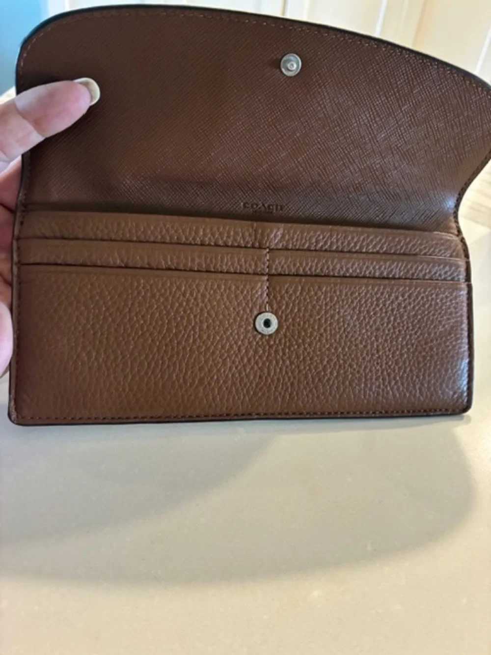 Coach womens leather